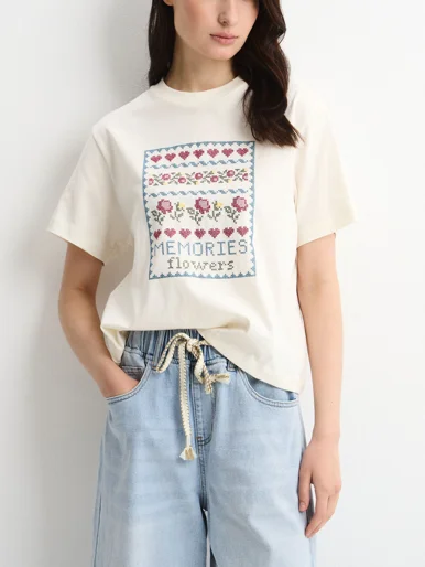 UNITED COLORS OF BENETTON Áo Thun Ngắn Tay Nữ