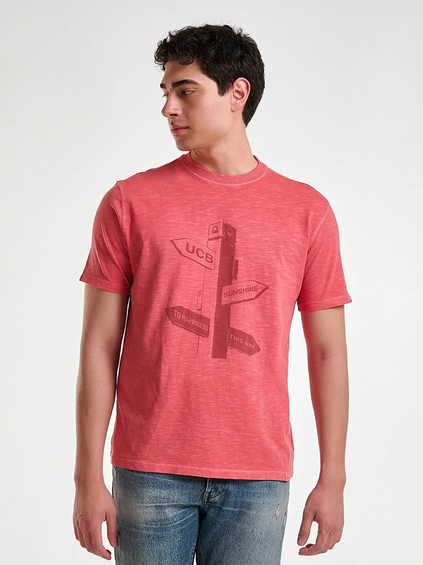 UNITED COLORS OF BENETTON Áo Thun Ngắn Tay Nam Men T-Shirt