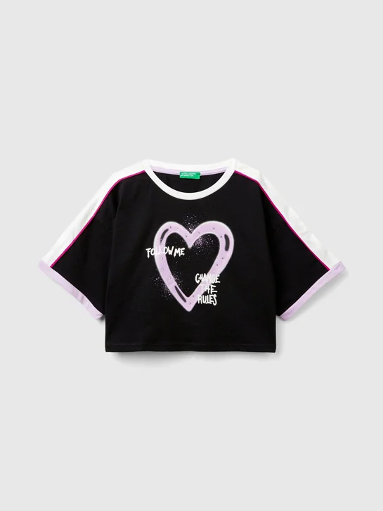UNITED COLORS OF BENETTON Áo Thun Ngắn Tay Bé Gái Junior Girl T-Shirt