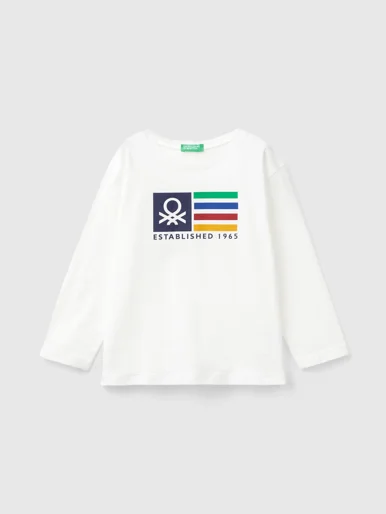 UNITED COLORS OF BENETTON Áo Thun Dài Tay Bé Trai Kid Boy T-Shirt