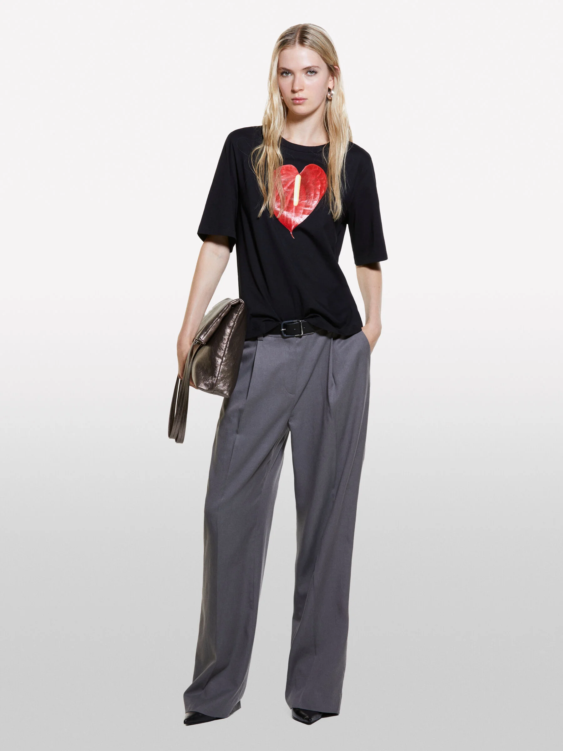 SISLEY Áo Thun Ngắn Tay Nữ Women T-Shirt
