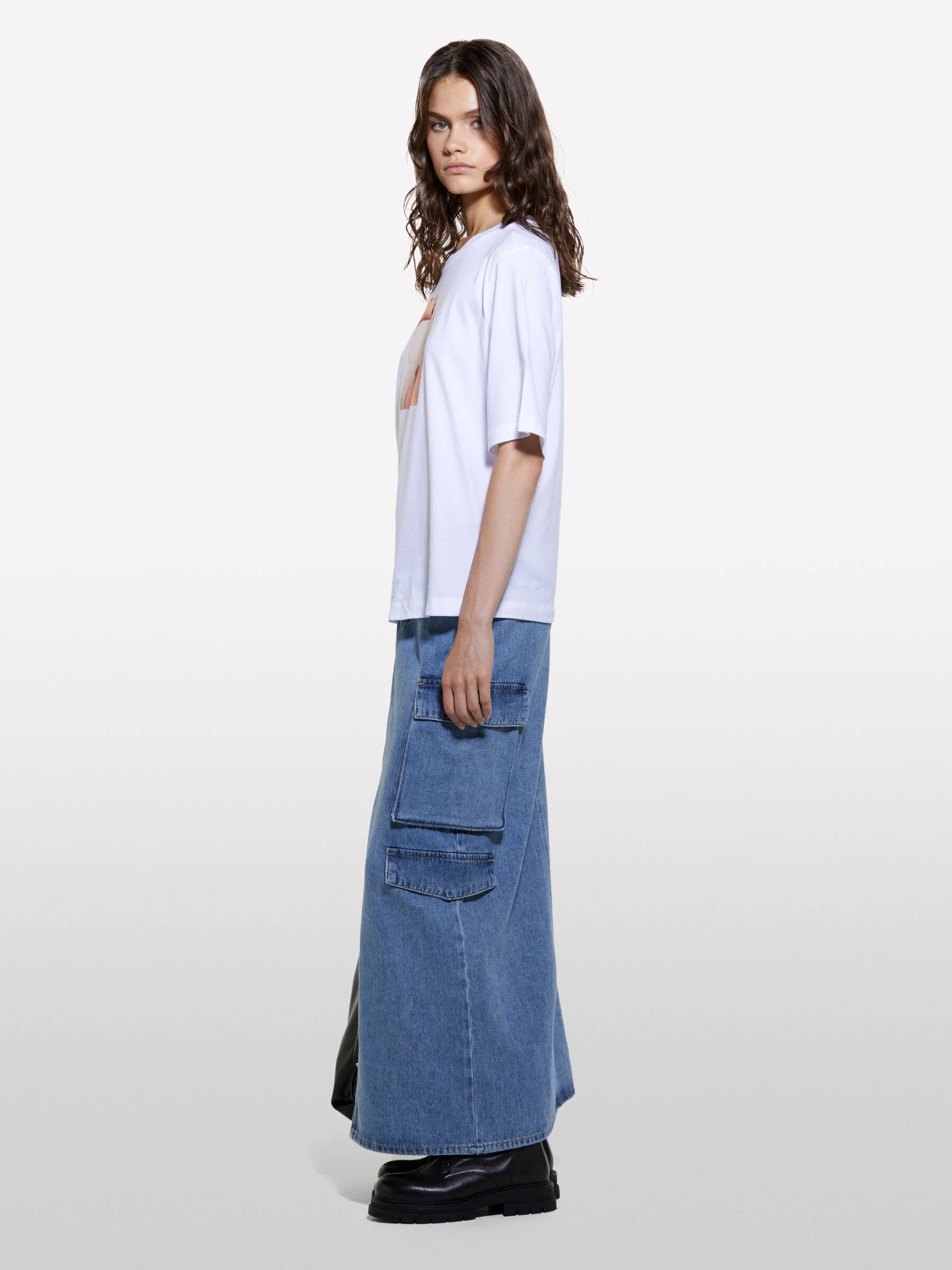 SISLEY Áo Thun Ngắn Tay Nữ Women T-Shirt