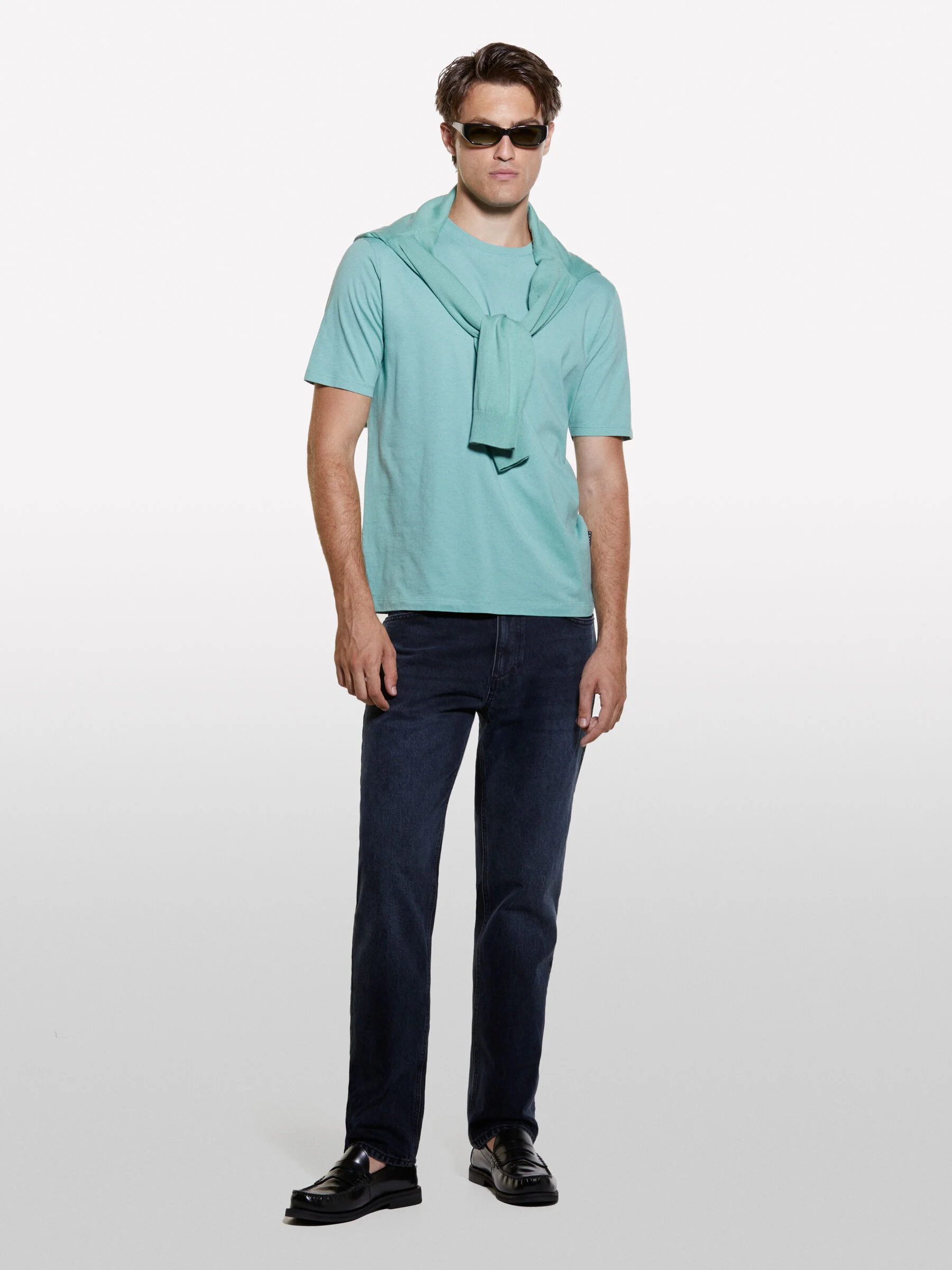 SISLEY Áo Thun Ngắn Tay Nam Men T-Shirt