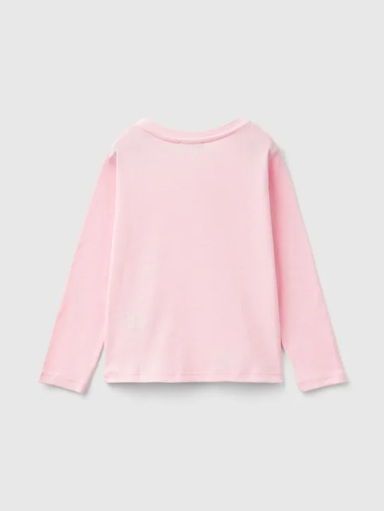 UNITED COLORS OF BENETTON Áo Thun Ngắn Tay Bé Gái Kid Girl T-Shirt
