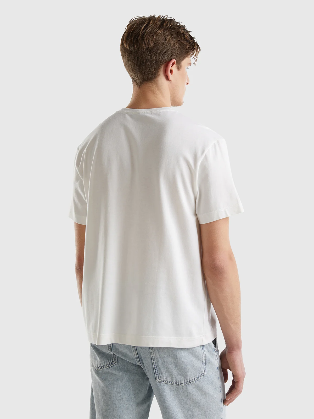 UNITED COLORS OF BENETTON Áo Thun Ngắn Tay Nam T-Shirt In Micro Pique