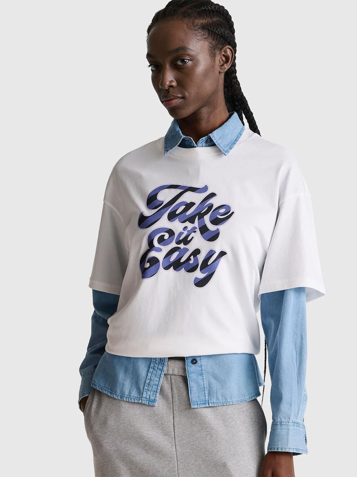 UNITED COLORS OF BENETTON Áo Thun Ngắn Tay Nữ Women T-Shirt