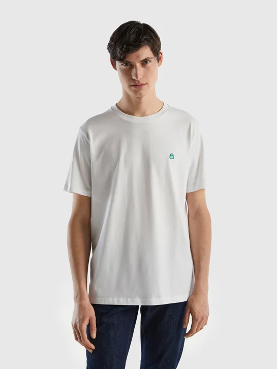 UNITED COLORS OF BENETTON Áo Thun Ngắn Tay Nam 100% Organic Cotton Basic T-Shirt