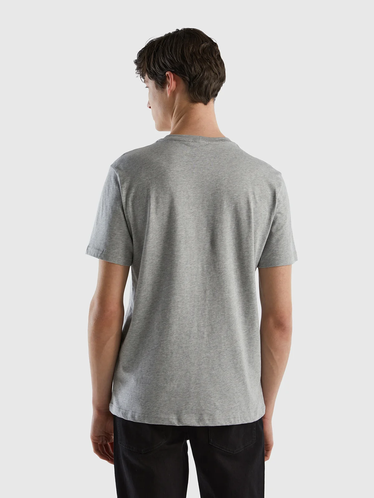 UNITED COLORS OF BENETTON Áo Thun Ngắn Tay Nam 100% Organic Cotton Basic T-Shirt
