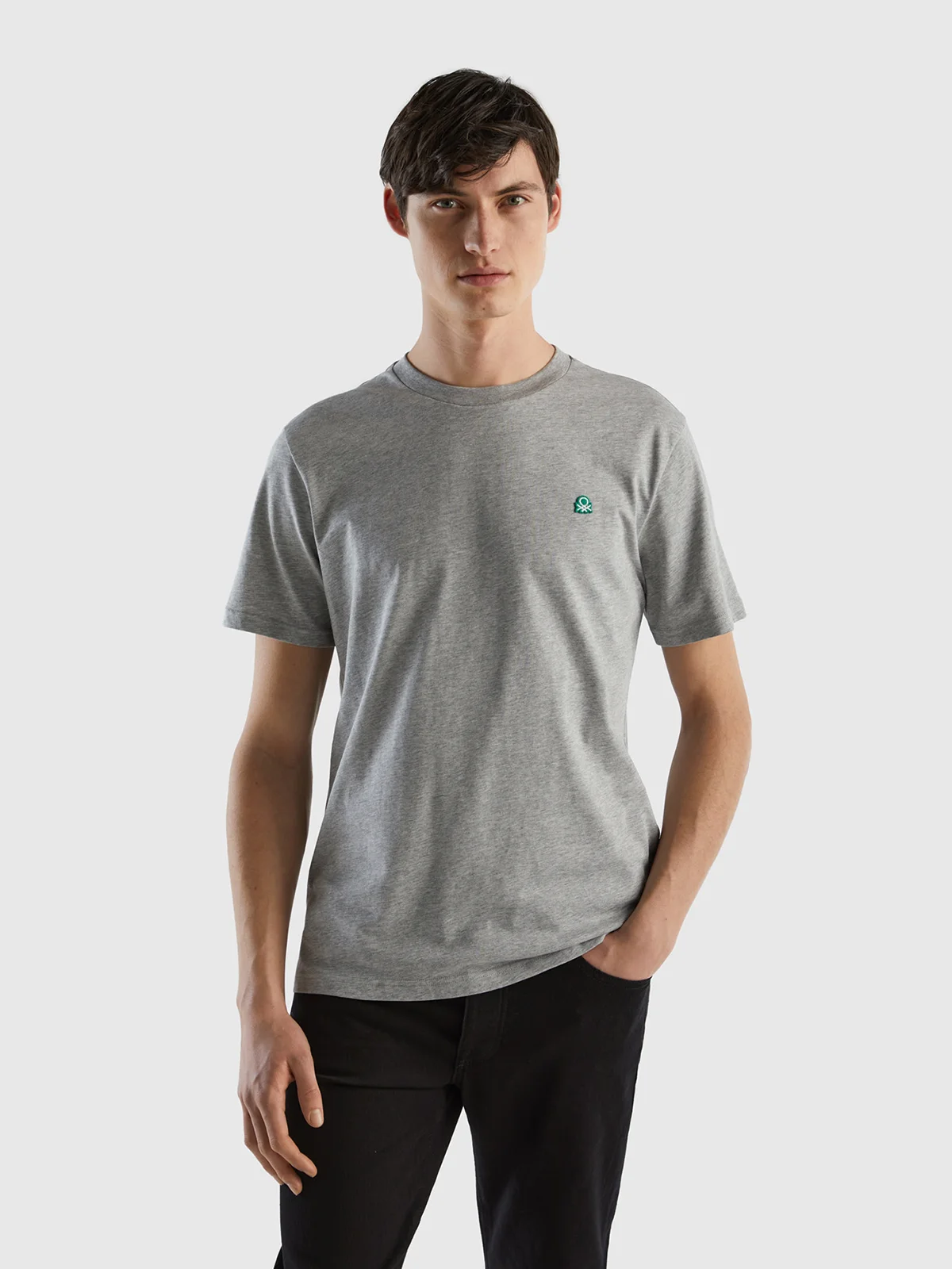 UNITED COLORS OF BENETTON Áo Thun Ngắn Tay Nam 100% Organic Cotton Basic T-Shirt