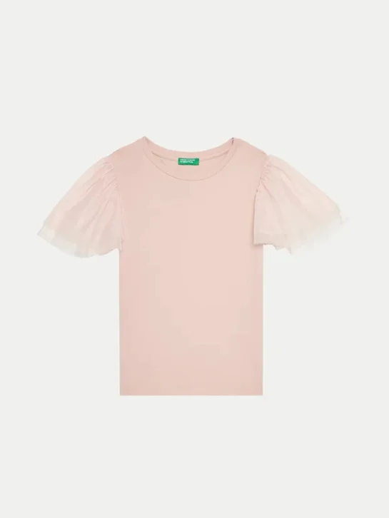 UNITED COLORS OF BENETTON Áo Thun Ngắn Tay Bé Gái Junior Girl T-Shirt