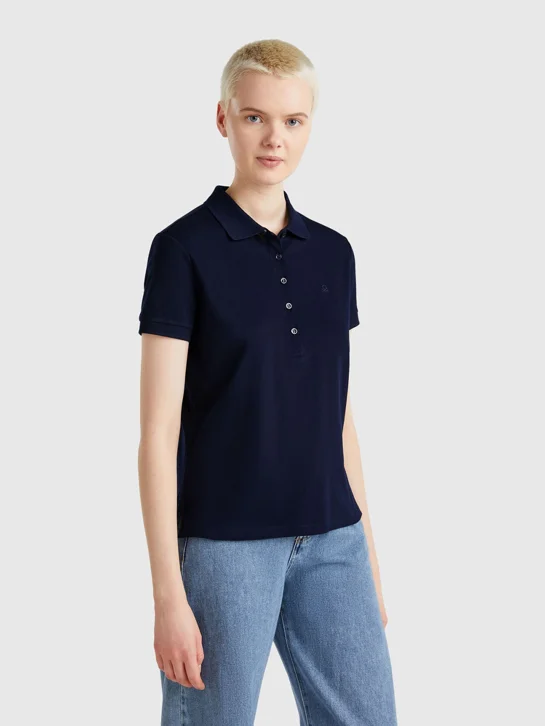 UNITED COLORS OF BENETTON Áo Thun Ngắn Tay Nữ Women Polo