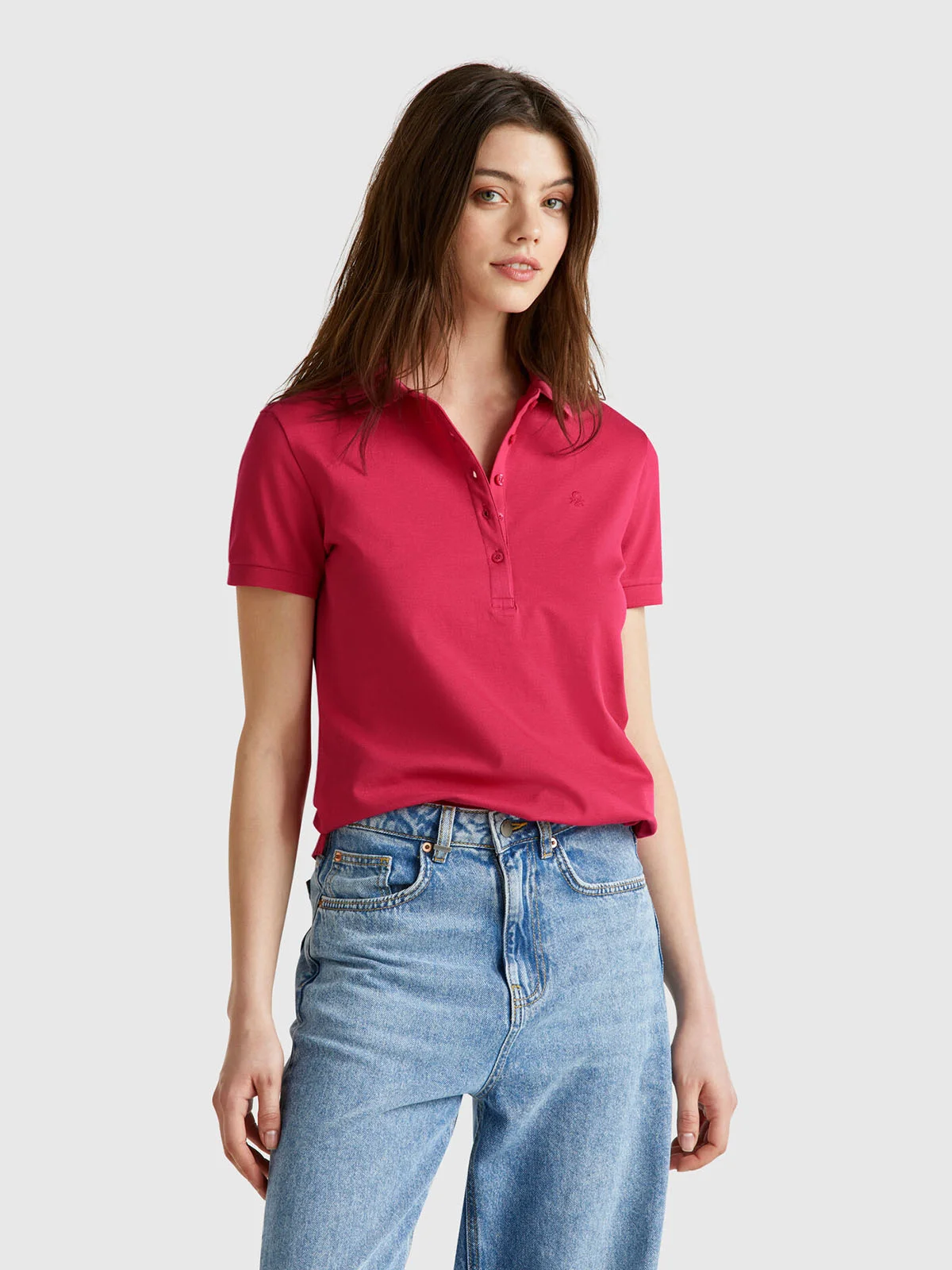 UNITED COLORS OF BENETTON Áo Polo Ngắn Tay Nữ