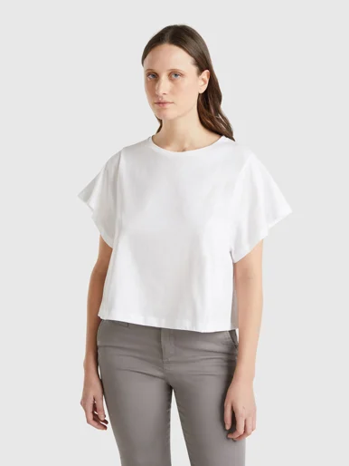 UNITED COLORS OF BENETTON Áo Thun Ngắn Tay Nữ Women T-Shirt