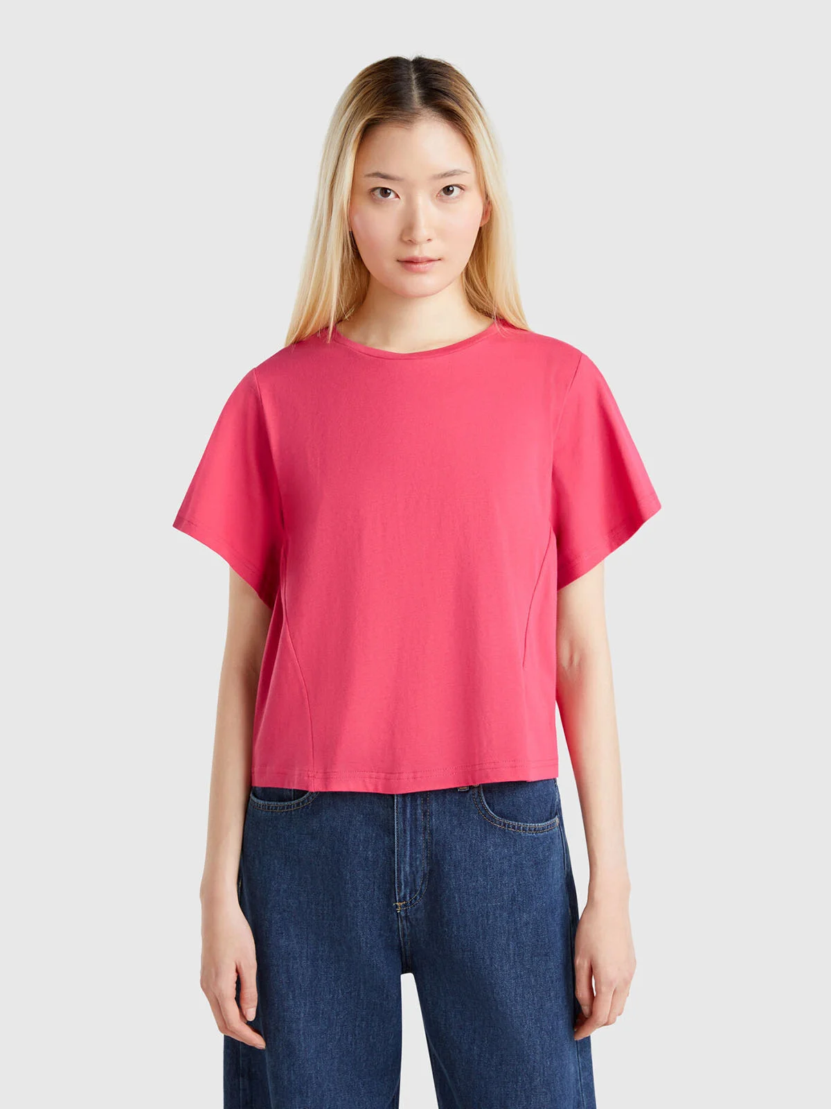 UNITED COLORS OF BENETTON Áo Thun Ngắn Tay Nữ Women T-Shirt