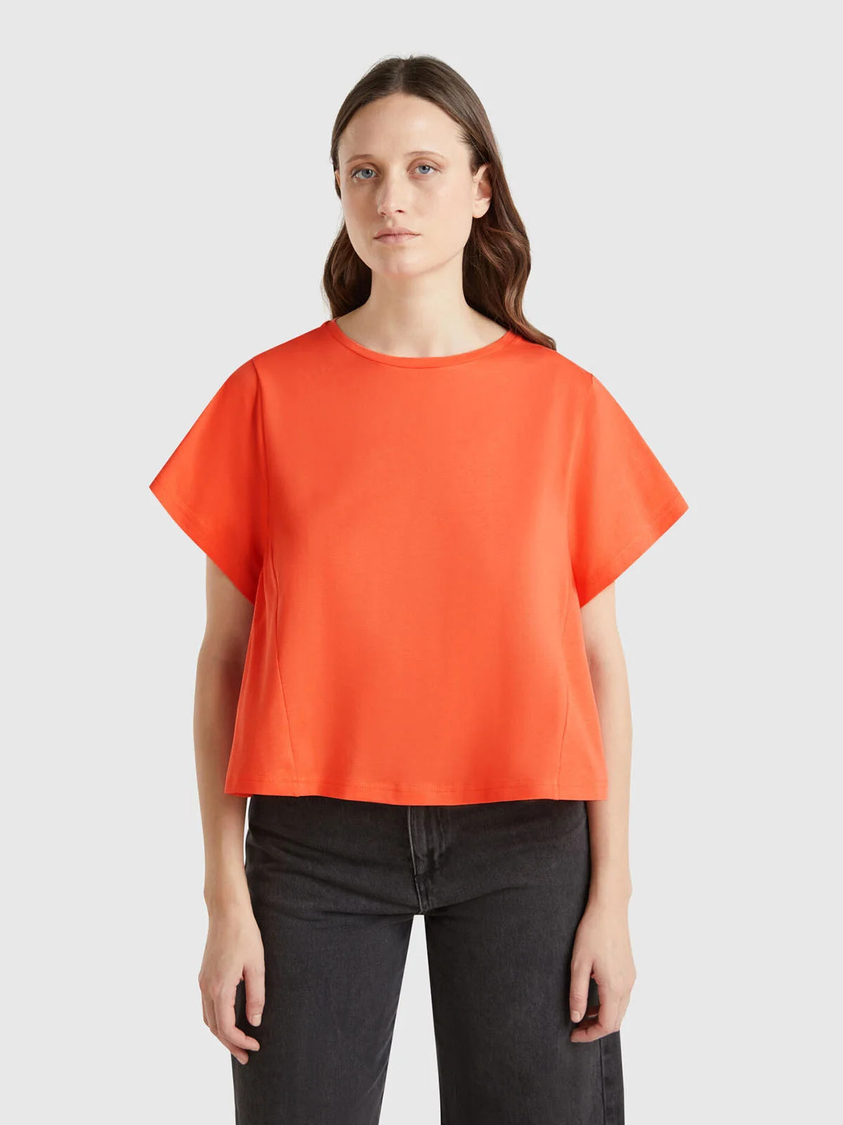 UNITED COLORS OF BENETTON Áo Thun Ngắn Tay Nữ Women T-Shirt