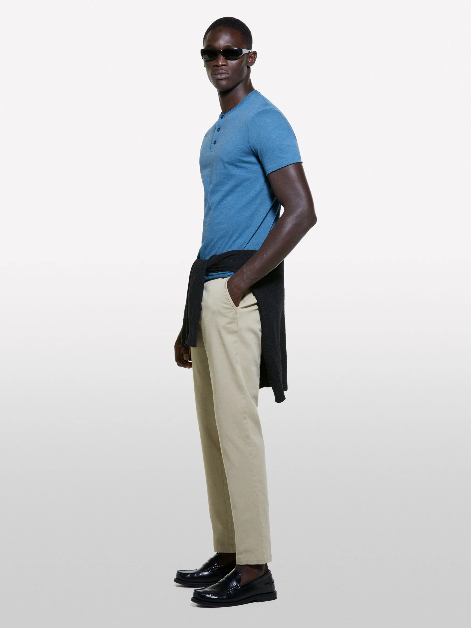SISLEY Áo Thun Ngắn Tay Nam Men T-Shirt