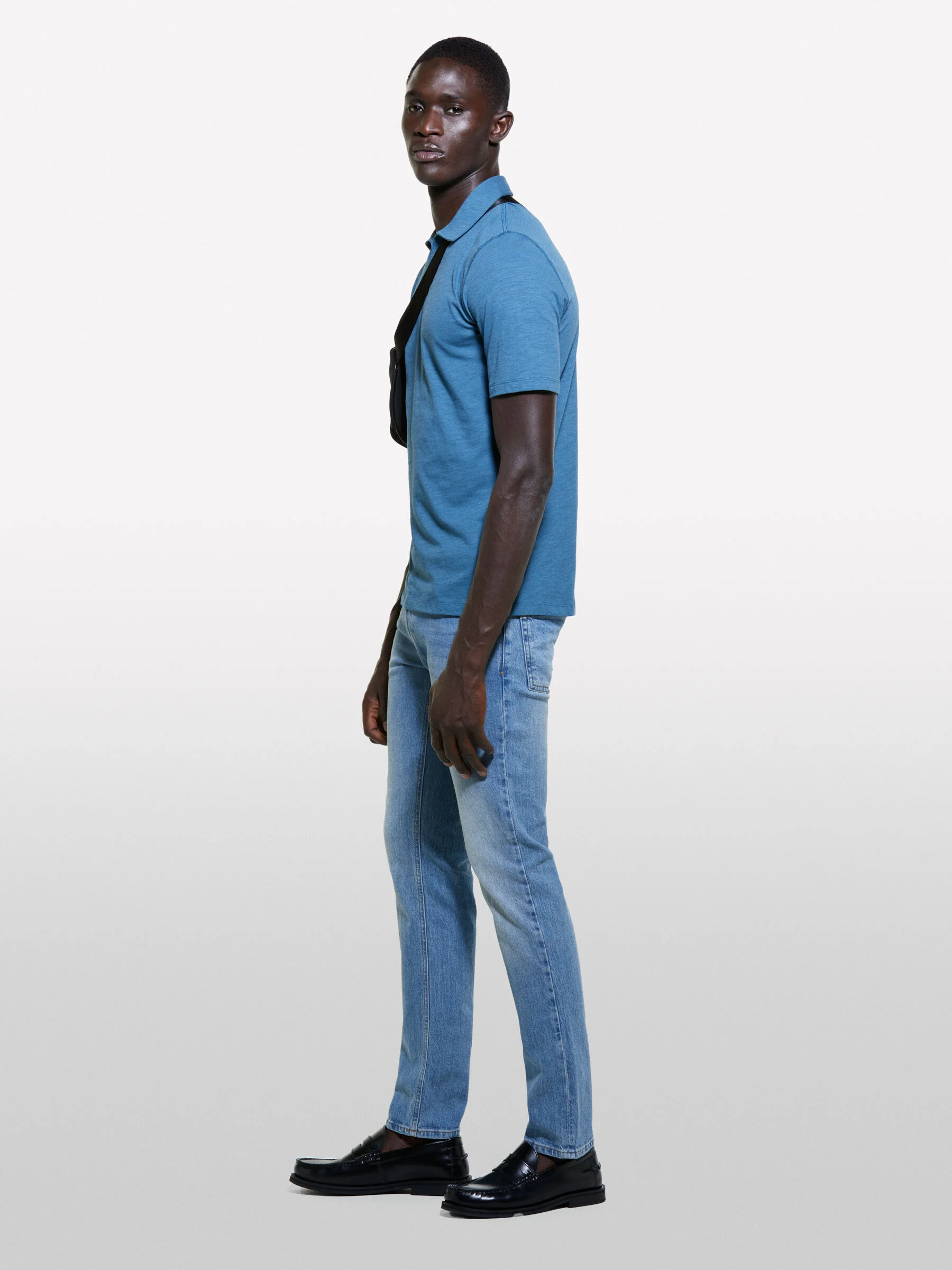 SISLEY Áo Thun Ngắn Tay Nam Men Polo