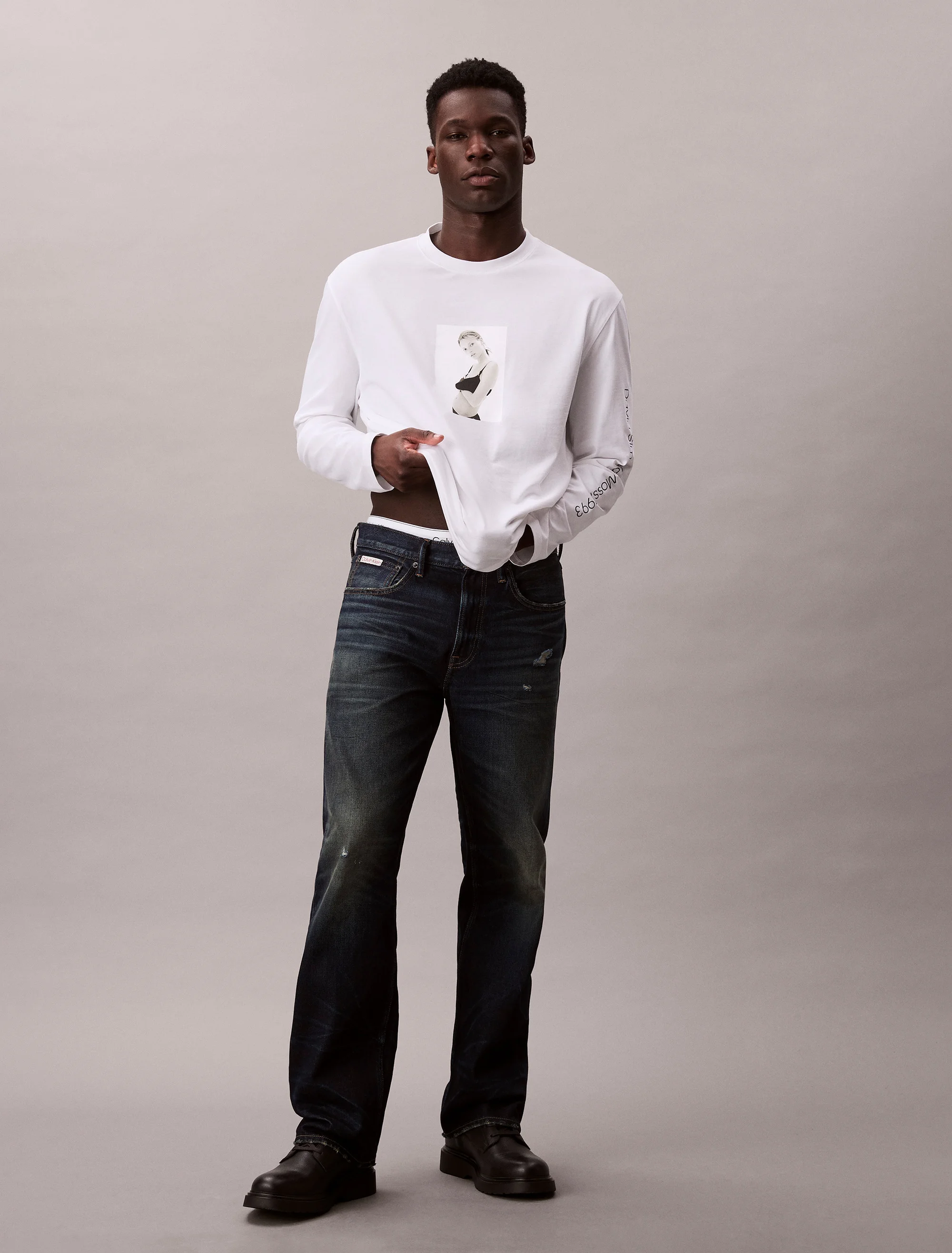 CK JEANS Áo Thun Nam Classic Fit