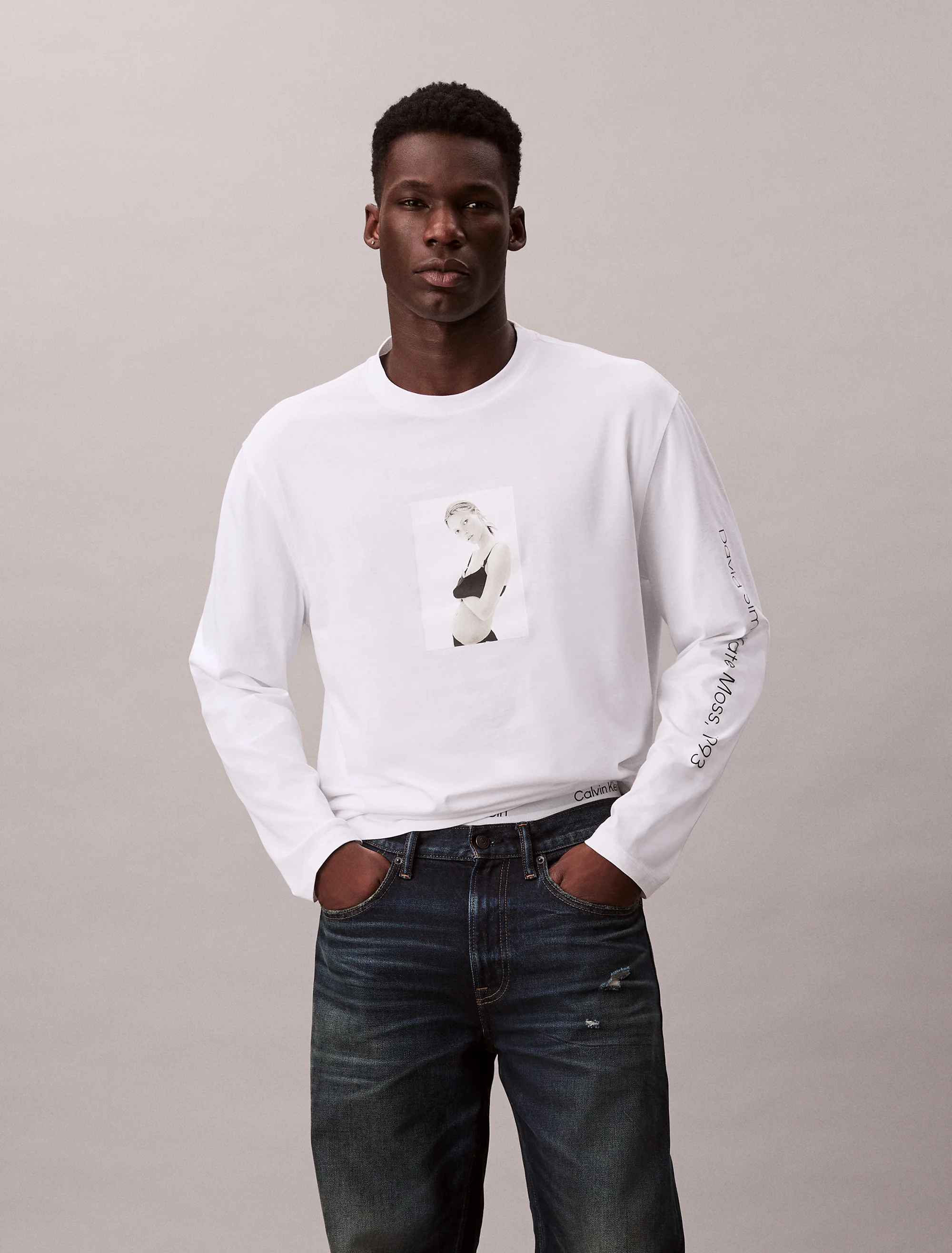CK JEANS Áo Thun Nam Classic Fit