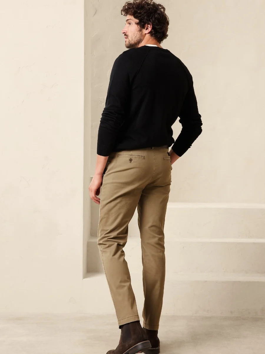 BANANA REPUBLIC Quần Dài Nam V Slim Lived-In Chino