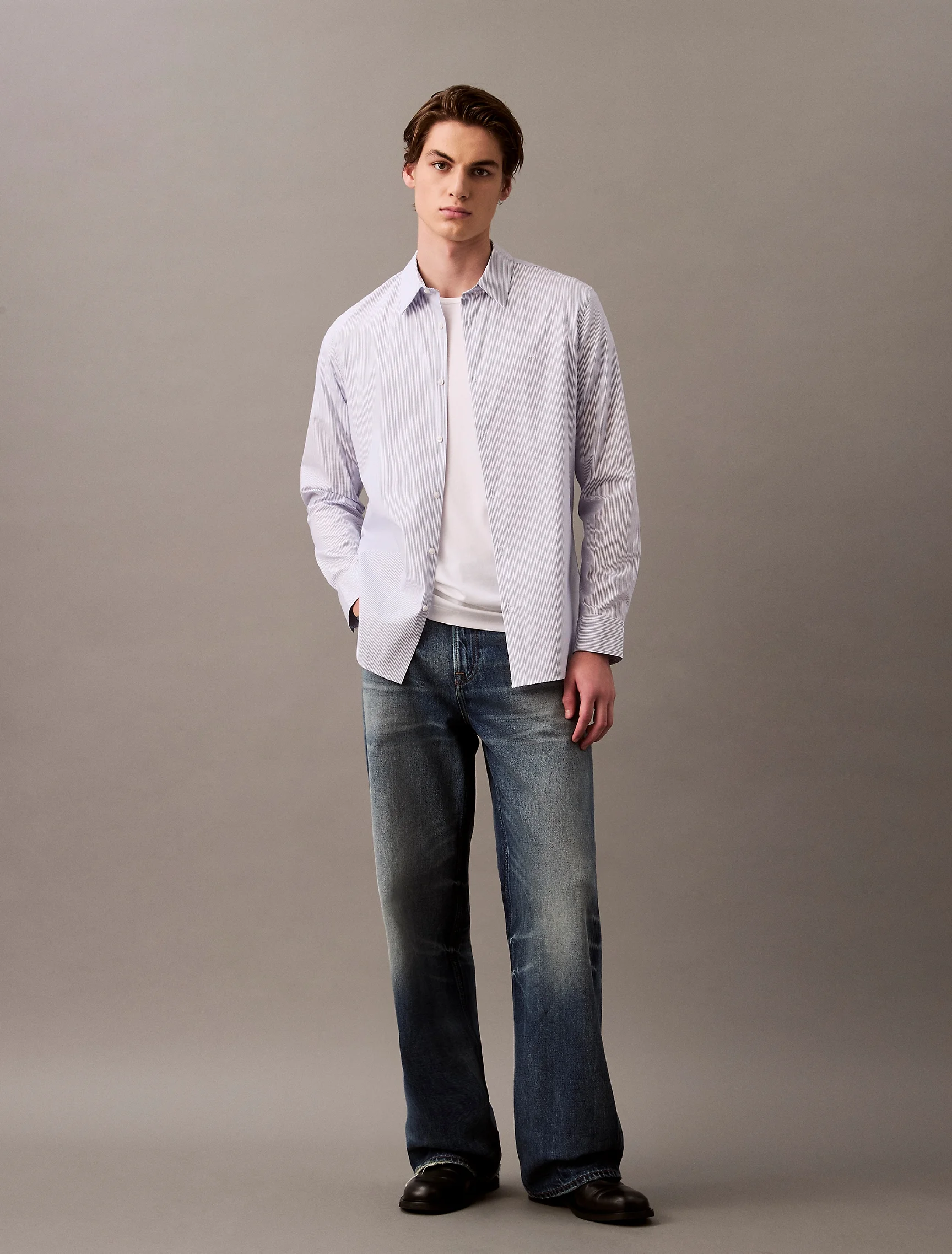 CK JEANS Áo Sơ Mi Nam Slim Fit