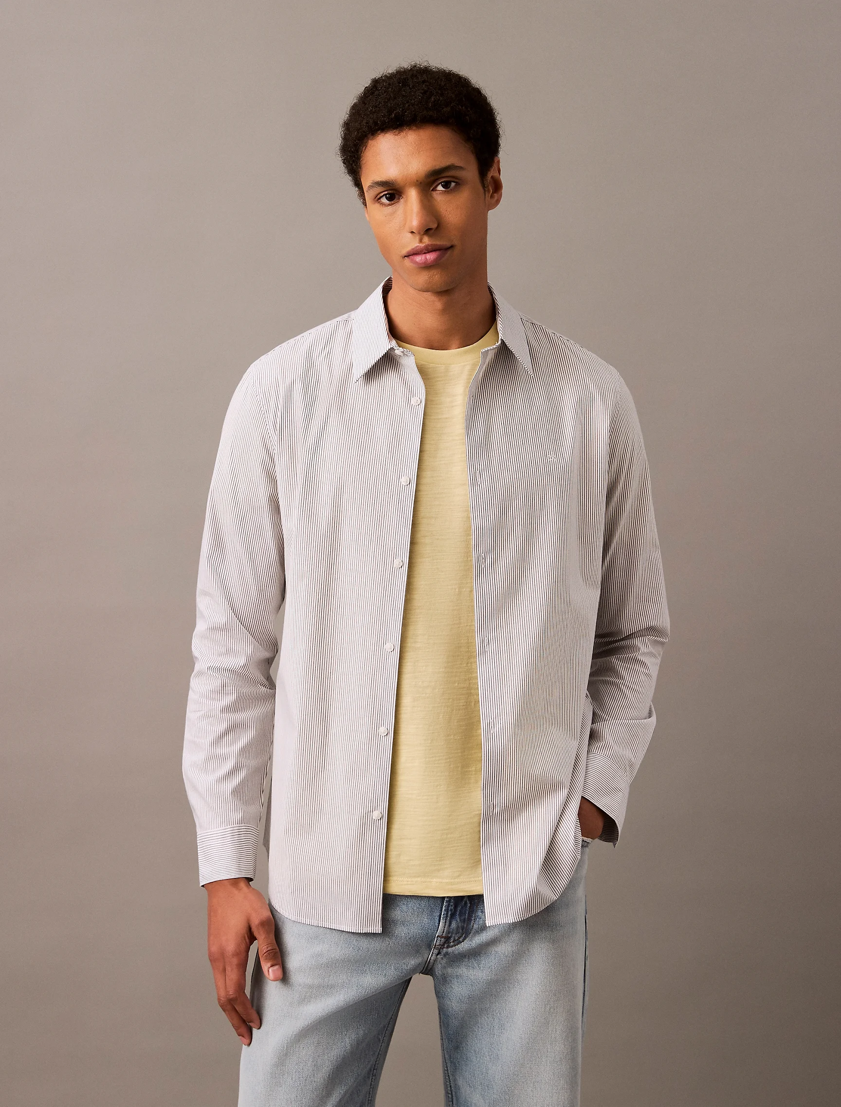 CK JEANS Áo Sơ Mi Nam Slim Fit