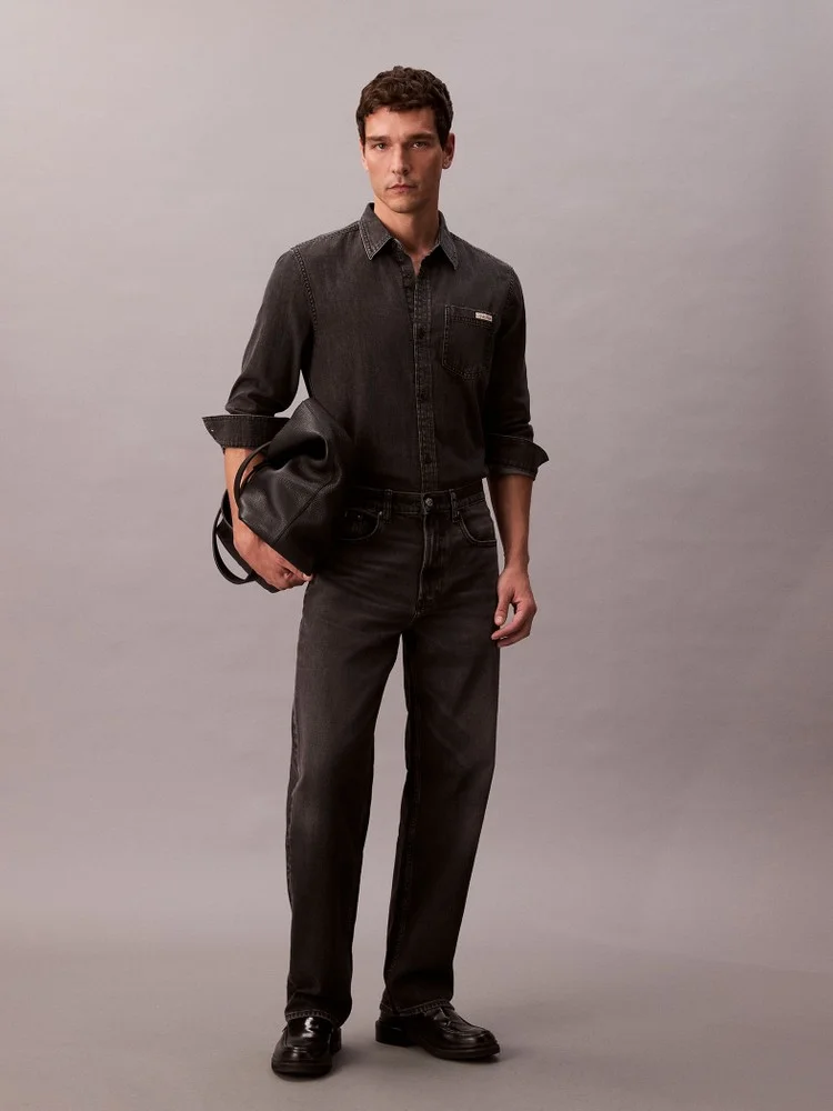 CK JEANS Áo Sơ Mi Denim Nam