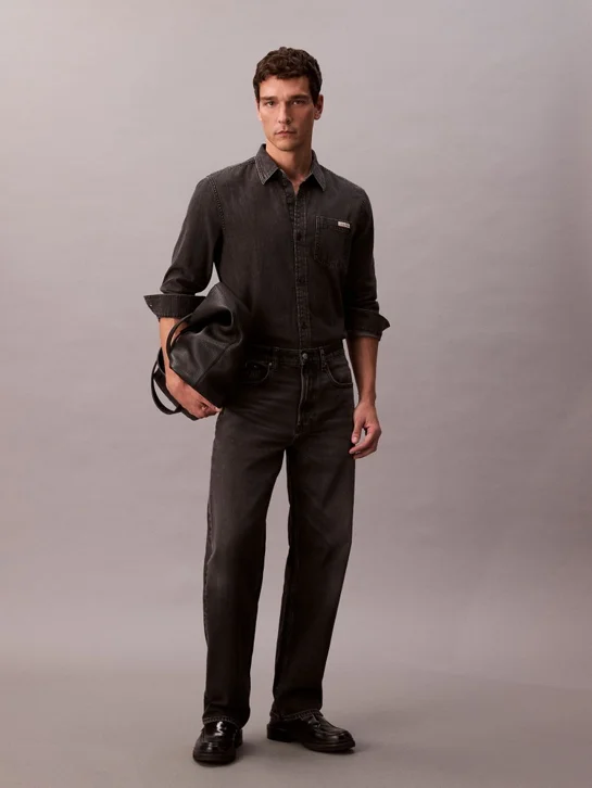 CK JEANS Áo Sơ Mi Denim Nam