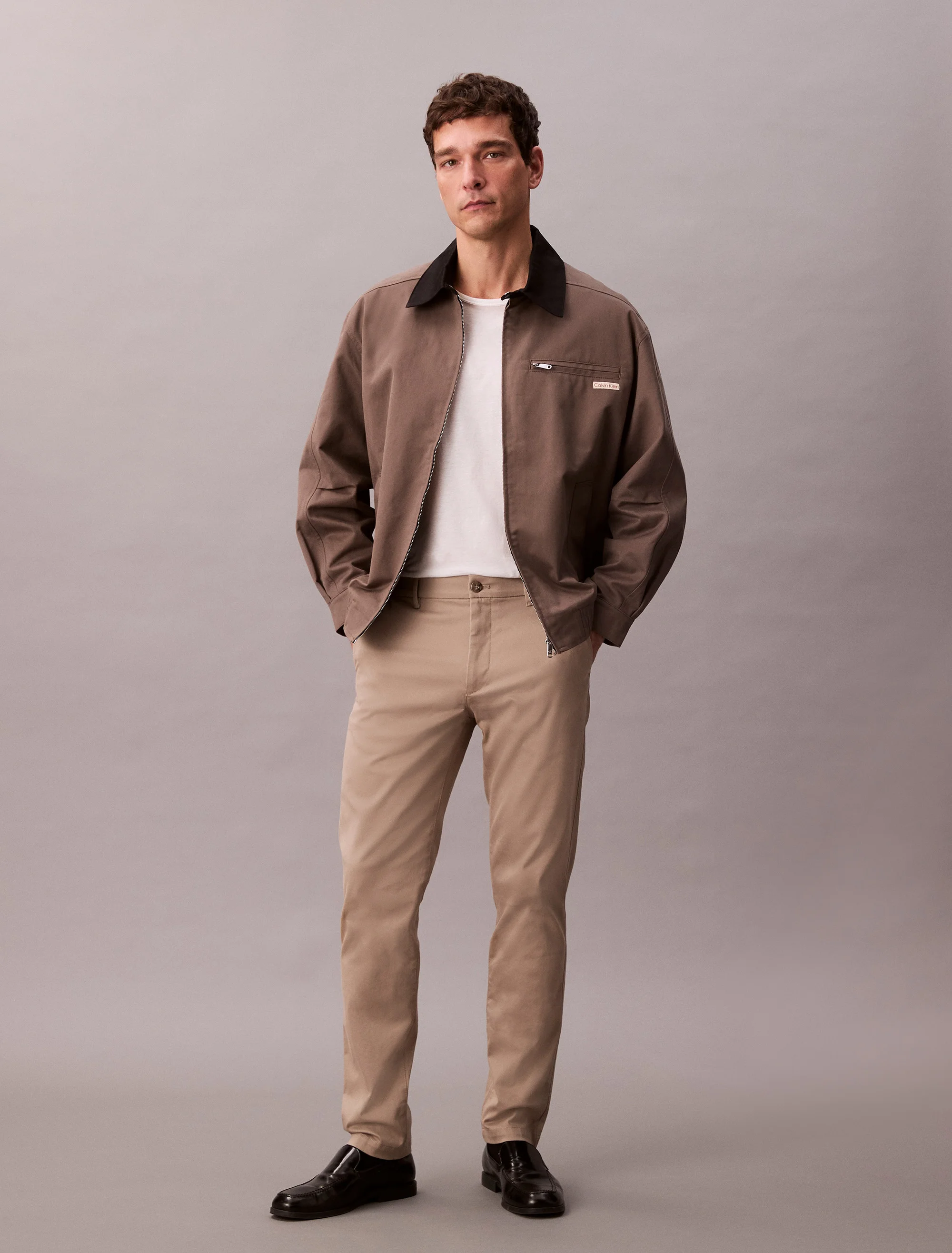 CK JEANS Quần Dài Nam Stretch Cotton Slim Fit