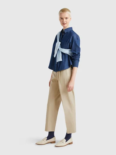 UNITED COLORS OF BENETTON Quần Dài Nữ Women Trousers
