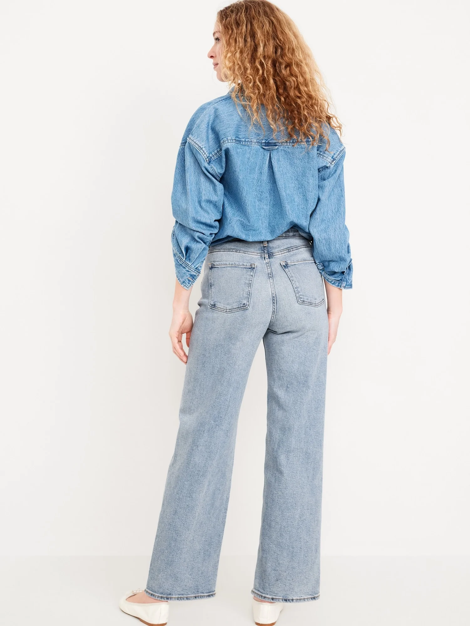 OLD NAVY Quần Ống Rộng Nữ