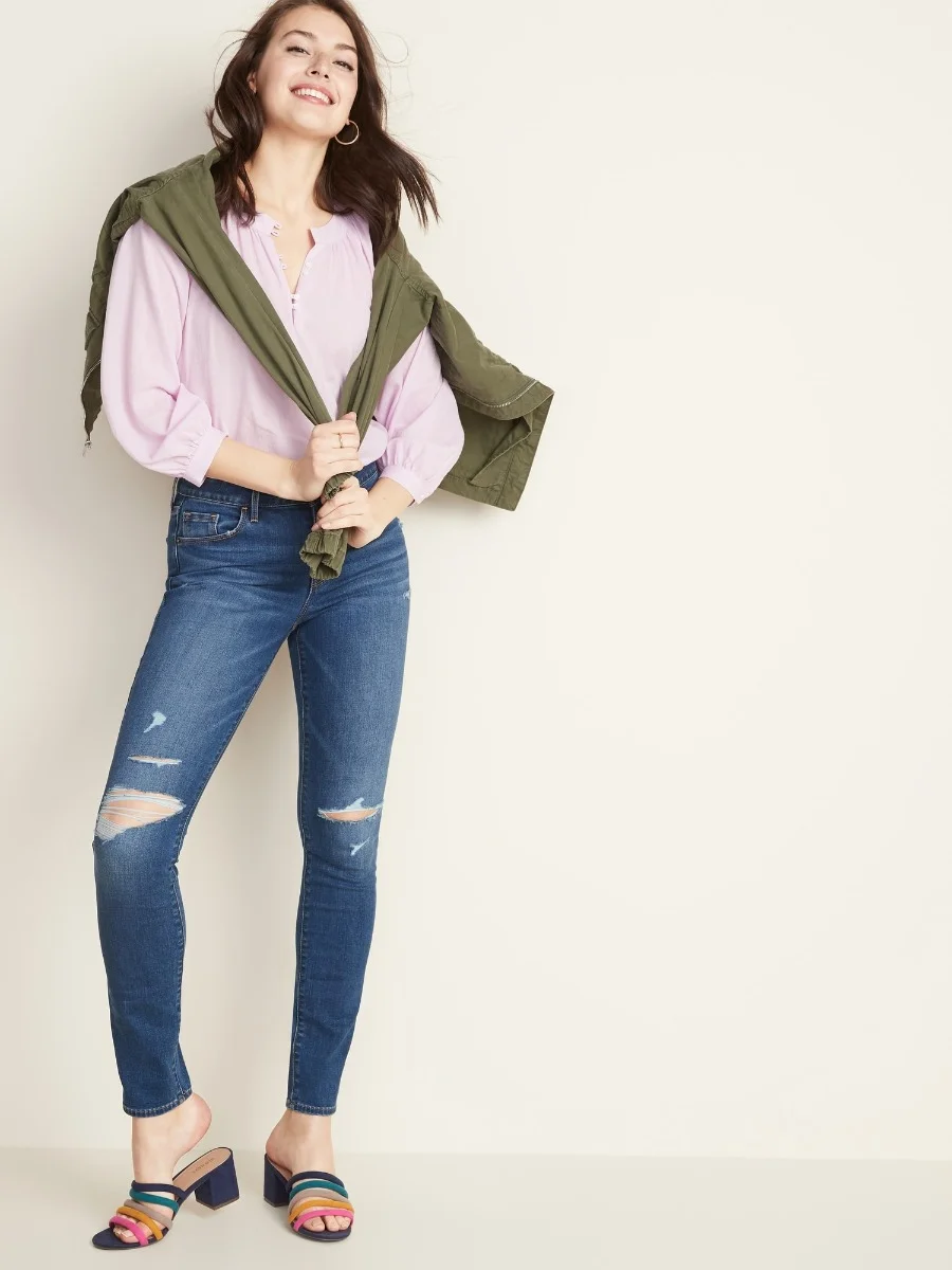 OLD NAVY Quần Jean Nữ Skinny Fit