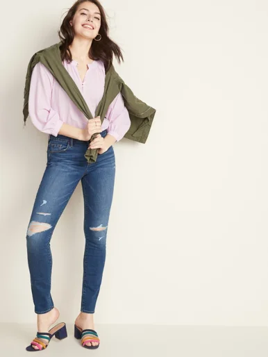 OLD NAVY Quần Jean Nữ Skinny Fit