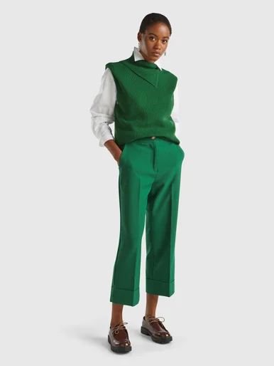 UNITED COLORS OF BENETTON Quần Dài Nữ Women Trousers