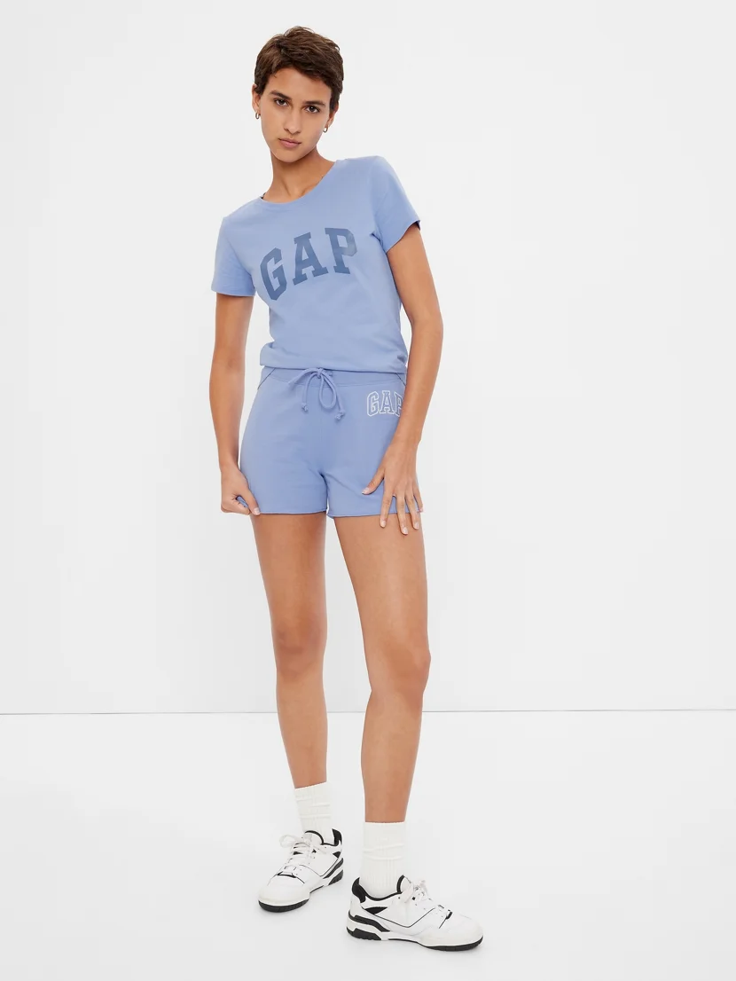 GAP Quần Short Thun Nữ - Logo Heritage Short