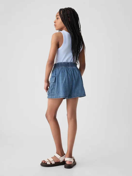 GAP Quần Short Jeans Bé Gái