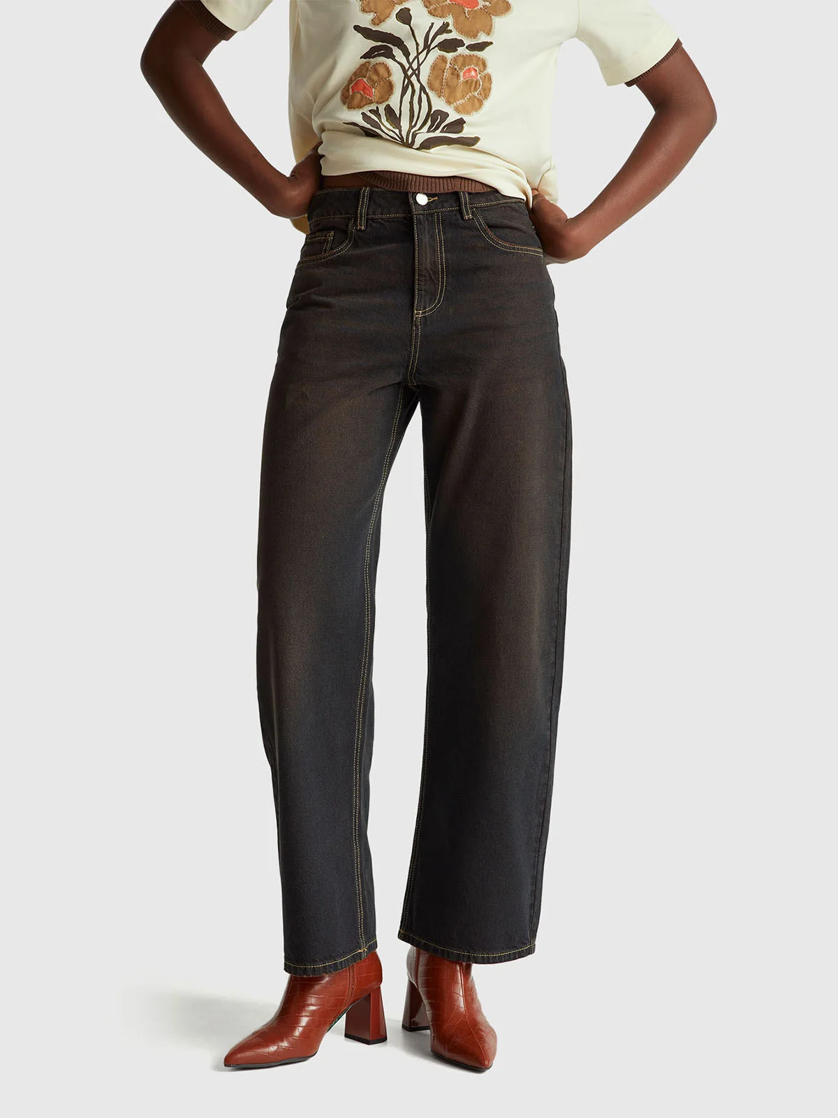 UNITED COLORS OF BENETTON Quần Jeans Nữ Women Trousers