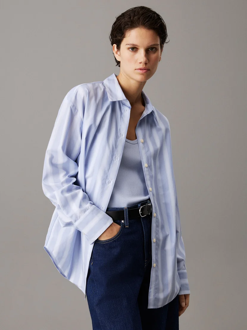 CK JEANS Áo Sơ Mi Nữ Relaxed Shirt