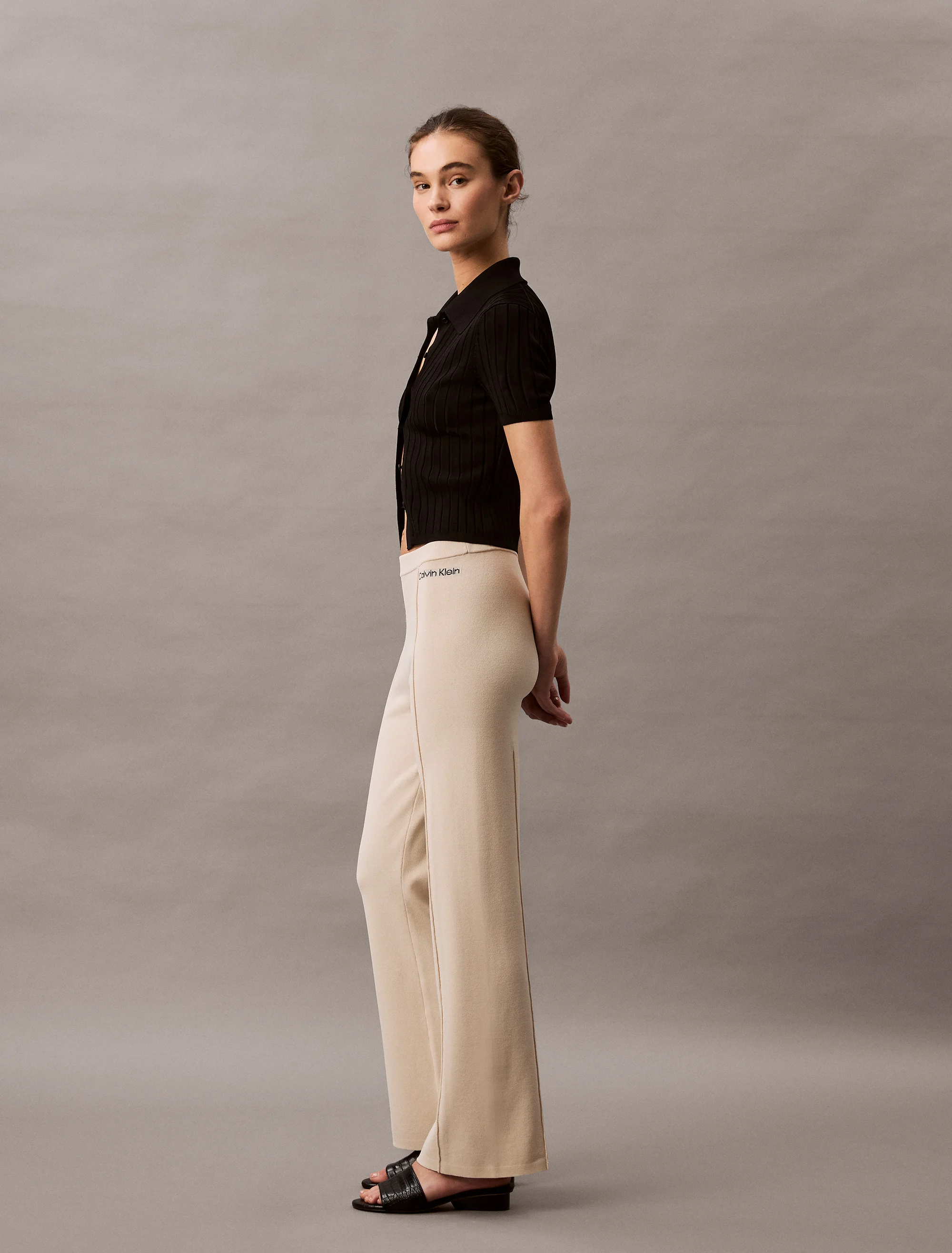 CK JEANS Quần Dài Nữ Straight Fit
