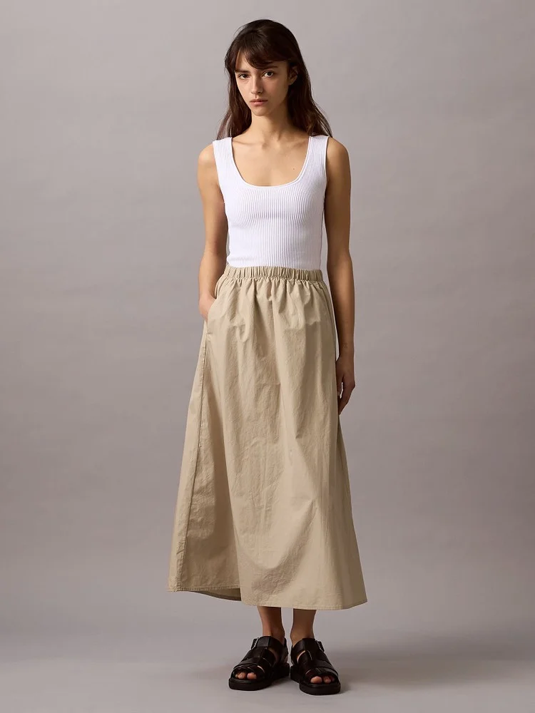 CK JEANS Chân Váy Nữ Midi Fit