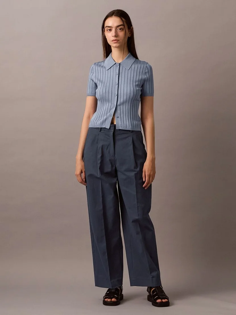 CK JEANS Quần Dài Nữ Relaxed Straight Fit