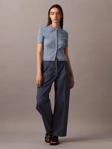 CK JEANS Quần Dài Nữ Relaxed Straight Fit