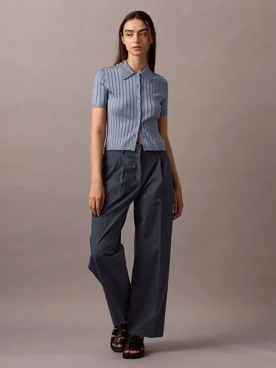 CK JEANS Quần Dài Nữ Relaxed Straight Fit