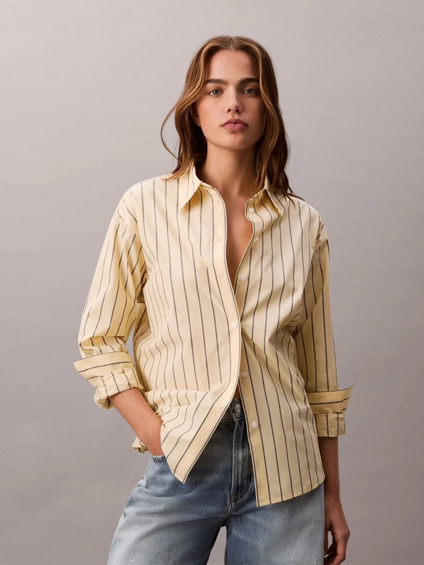 CK JEANS Áo Sơ Mi Nữ Relaxed Fit