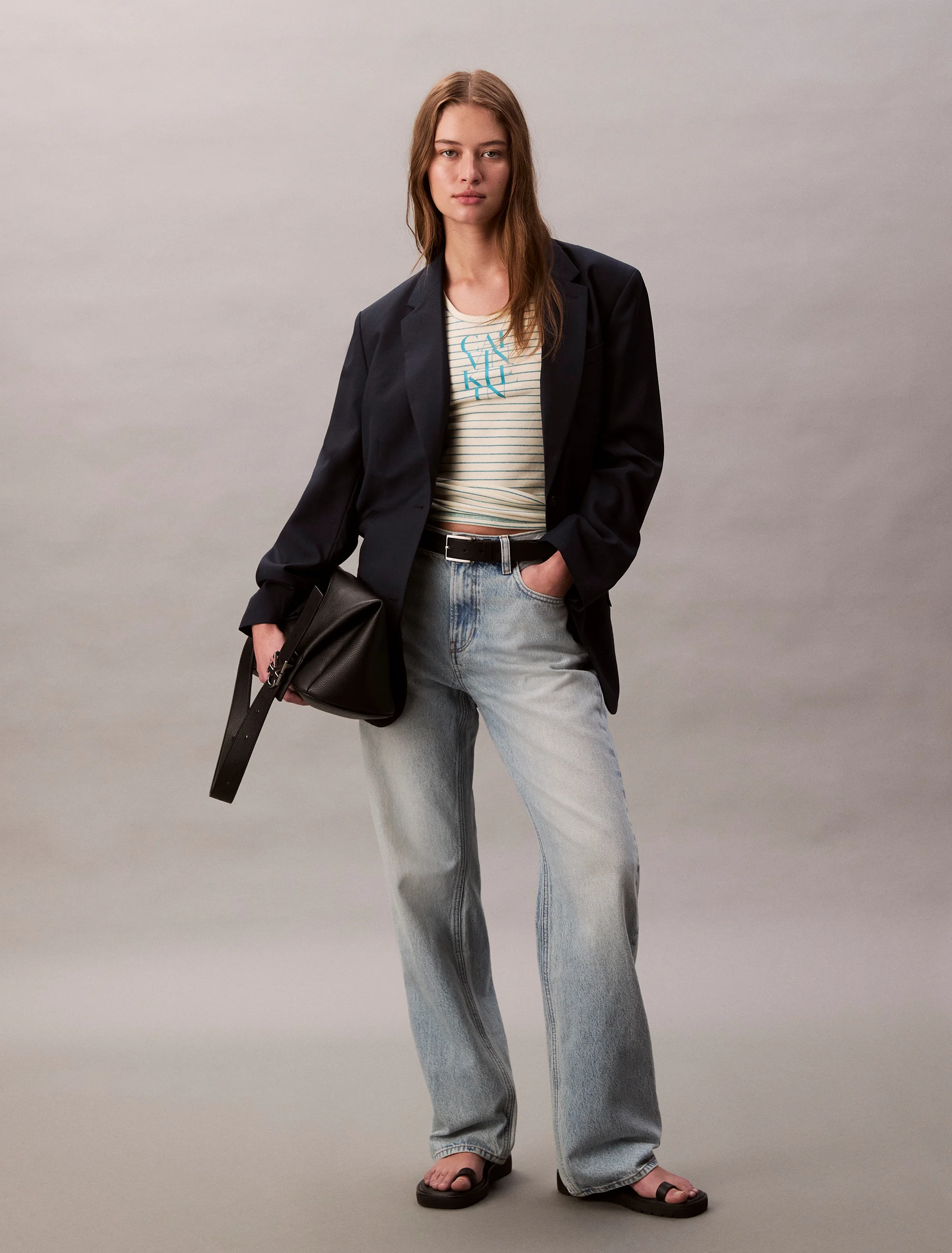 CK JEANS Áo Ba Lỗ Nữ Classic Fit