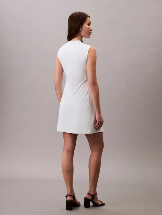 CK JEANS Đầm Nữ Quarter Zip A-Line Mini Dress