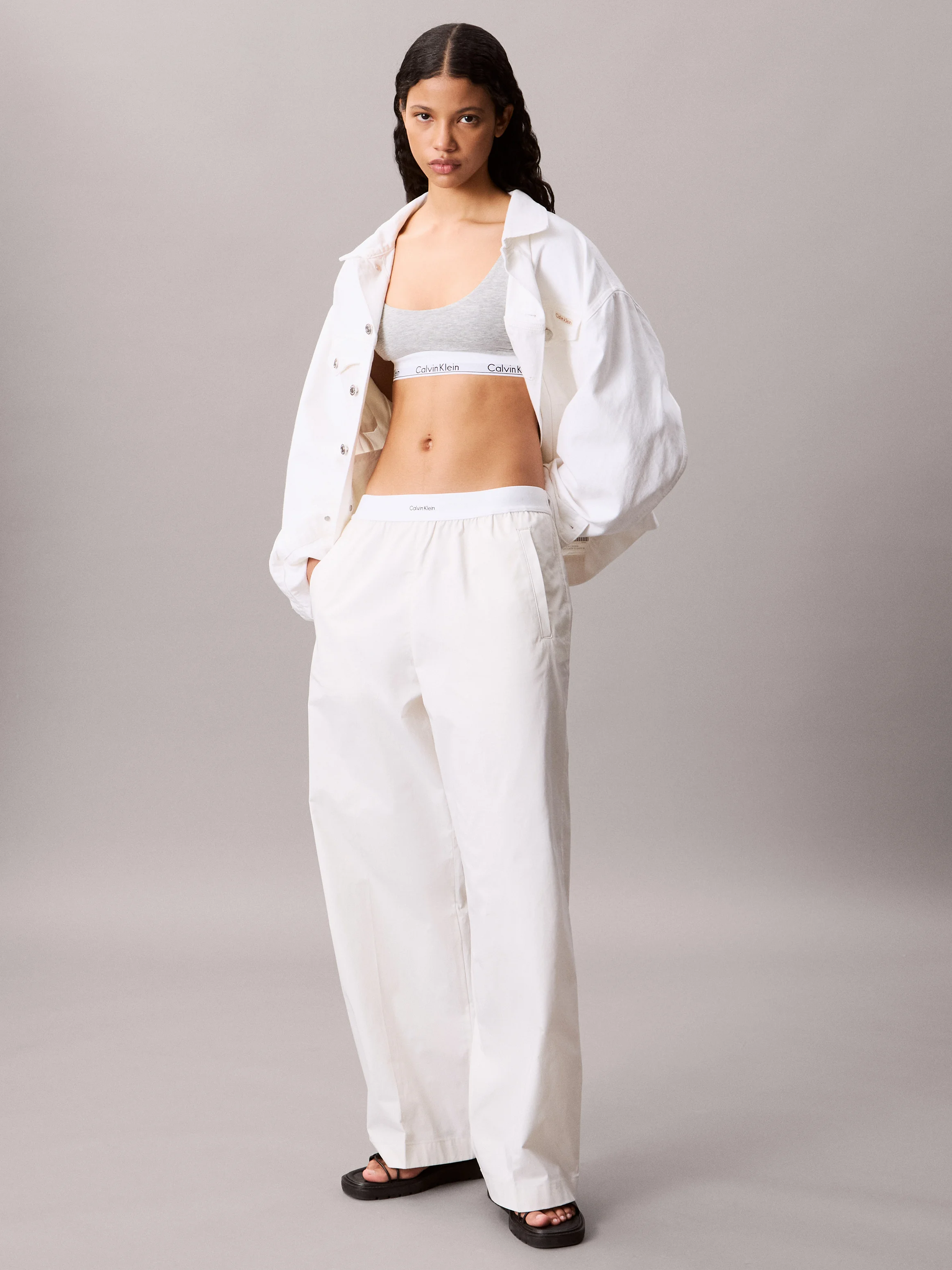 CK JEANS Quần Dài Nữ Relaxed Fit