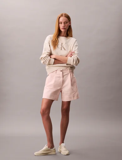 CK JEANS Quần Ngắn Nữ Relaxed Straight Fit