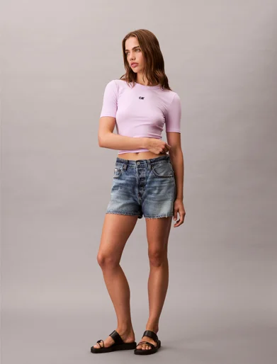 CK JEANS Áo Thun Nữ Modal Slim Fit