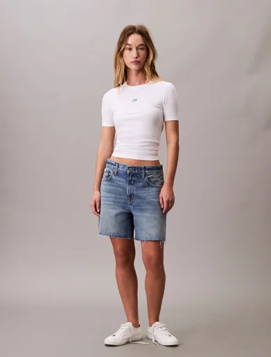 CK JEANS Áo Thun Nữ Modal Slim Fit